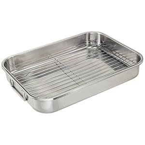 ExcelSteel 593 Roasting Pan, Stainless