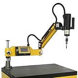 Tapping Drilling Machine Electric Touch Tapping Machine 360° Universal Arm Servo Motor Tapper Drilling Machine Included 8Pcs Standard Collets M3-M16