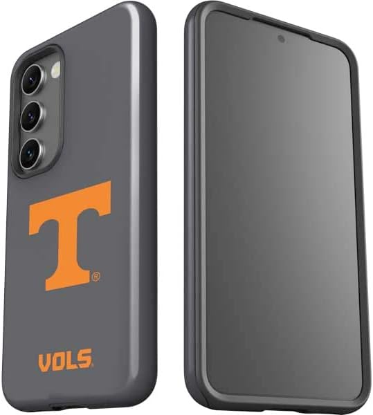 Skinit Pro Phone Case Compatible with Galaxy S23 - Officially Licensed University of Tennessee-Knoxville T Logo Vols on Gray Design