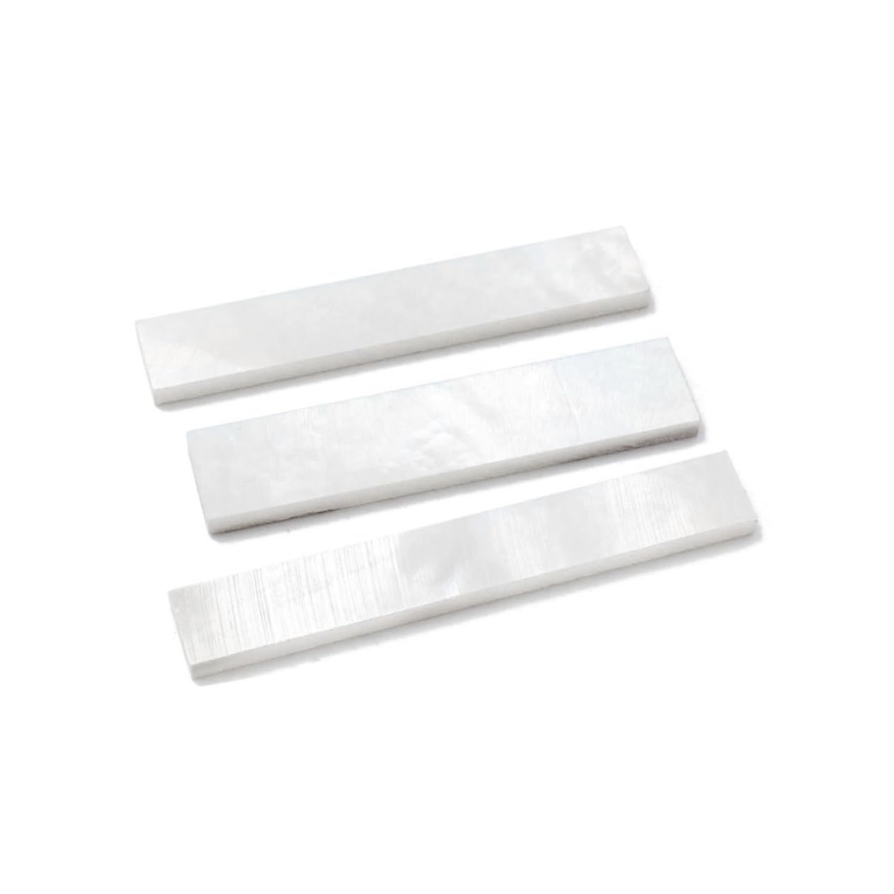 Holibanna Guitar Fretboard Inlays 9 Pieces Shell Material Inlay Blocks Easy to Cut Install