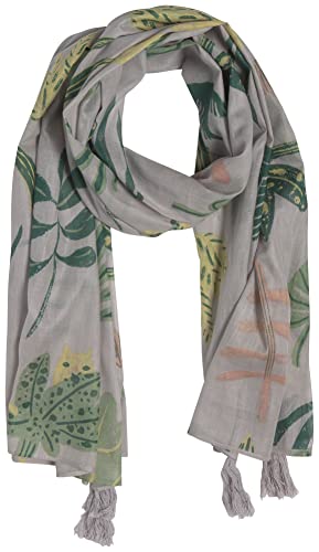 Danica Studio Haven Cotton Long Designer Scarf 40 x 72 inches Gray