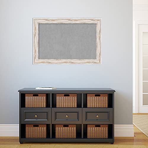Amanti Art White Framed Magnetic Board 25x37 Large Vision Board for use with Magnets, 100% Metal Sheet to Display Items as Office Decor or for Home Organization in mudroom, Kitchen or Kids Room by Amanti Art - Image 5