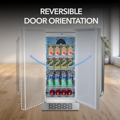 Image of Whynter BOR-326FS 3.0 cu. ft. Energy Star Indoor /Outdoor Beverage Refrigerators, One Size, Stainless Steel /Black