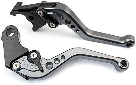 Niree Palancas de embrague de freno corto para Yamaha FZ-09/MT-09/SR (no FJ-09) 2014-2017, XJ6 DIVERSION 2009-2015, XSR 700 ABS/XSR 900 ABS/XV 950