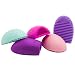 Queentools Makeup Brush Cleaner, Silicone Finger Glove Cleaning Tool for Cosmetic Makeup Brush, Pack of 5