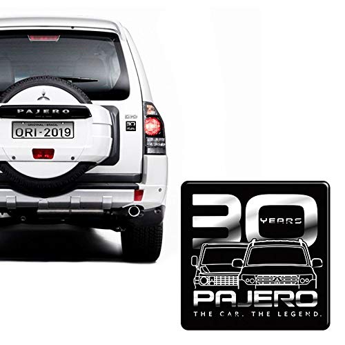 Emblema 30 Anos Pajero Full Hpe Adesivo Traseiro Resinado