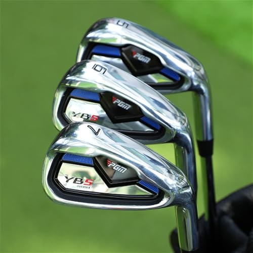 Plancha De Golf De La Mano Derecha #7, Cabeza De Aleación De Un Solo Palo Eje De Carbono 62,5 Grados Lie Angle R Flex, Diseño Duradero Ligero para Hombres Mujeres Golfistas para Mejorar El Control De