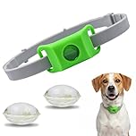 Aquality Pets Collare Antiparassitario Naturale, Ciondolo Repellente Per Pulci E Zecche Per Cani, Ingredienti 100% Naturali, Protegge Da Pulci E Zecche (Verde)