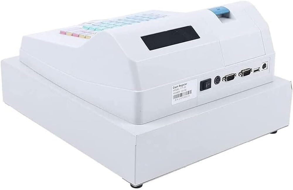 Caisse enregistreuse électronique multifonctionnelle, système de Point de Vente avec 48 Touches, 8 écrans LED numériques, système de Point de Vente au détail et tiroir-Caisse