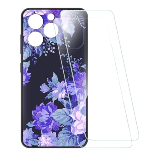 ESACMOT �v�����g�P�[�X + 2�������K���X�t�B���� Oukitel C17 4G 2026 �Ƃ̌݊�������, �Ռ��z���\�t�g�J�o�[ HD�N���A (���F�̉�)
