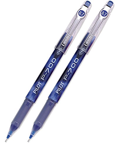Bolígrafo Roller Pilot P-700 Gel Azul 2 unidades miniatura 1