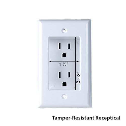 Miniatura 9 de Construct Pro Single Gang Empotrable Doble Toma de corriente (negro)