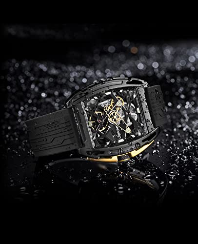 CIGA Design Silicone Z Series Exploration Analog Black Dial Men Watch-Z062-Blgo-W5Bk, Black Band - Image 5