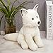 huobeibei Fox Terrier Perro de Peluche de Juguete Realista muñeco de Peluche Lindo Cachorro muñeca bebé niños Regalo de cumpleaños 28cm B