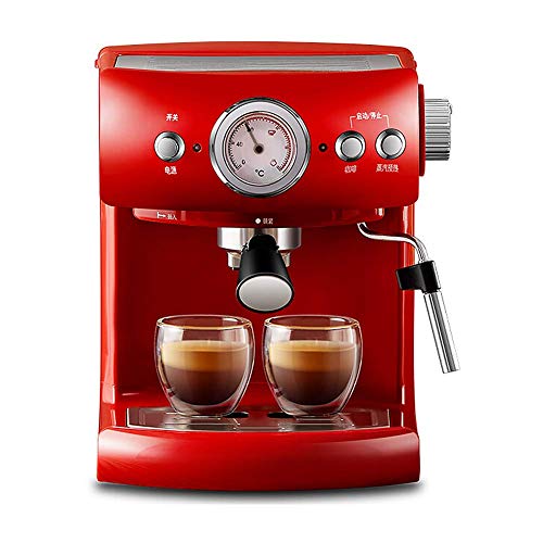 Cafetera semiautomática con espumador y capacidad 1.5 L