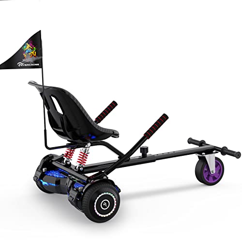 EVERCROSS Hoverboard Seat Attachment, Hoverboard Attachments, Adjustable Length for 6.5'' 8'' 8.5'' 10'' Hoverboard Suitable with New Gen Hoverboard Accessories for Kids & Adults