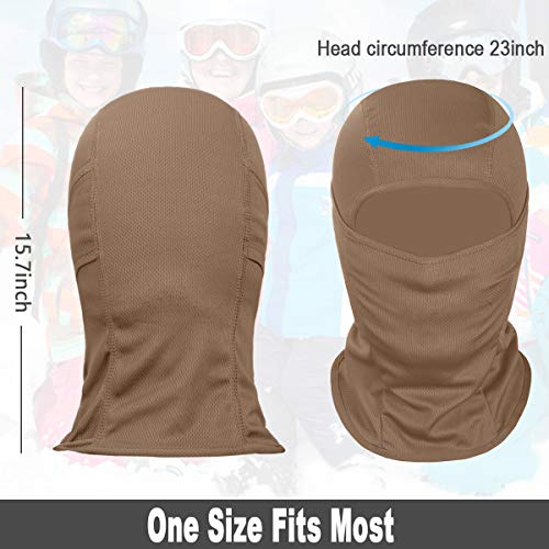 Image of Achiou Ski Mask for Men Women, Balaclava Face Cover, Shiesty Mask UV Protector Lightweight for Motorcycle Snowboard