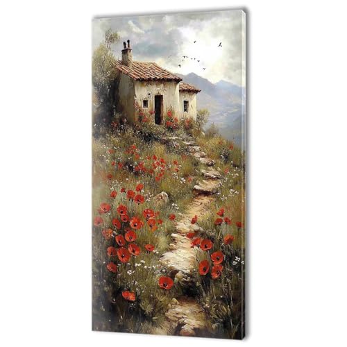 ペイントバイナンバー 森 キャビン Paint by Numbers for Adults 数字油絵 キット 大きい 簡単DIYアート&クラフトセット 大人のためのペイントバイナンバーキッズ初心者 フレームなしの番号でペイントホームウォールデコレーション