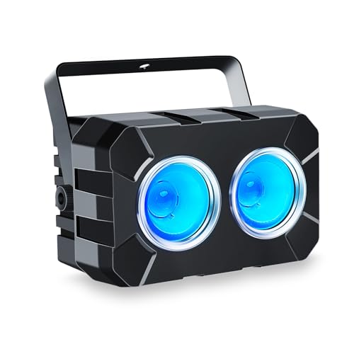 Telbum Stage Par Lights 120W LED Wash Light RGBW 4in1 COB Stage Lighting DMX Control DJ Lights Sound Activated Uplights for Events Wedding Parties Concert Church Theater Club Bar