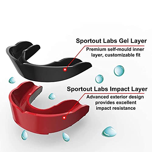 TAHUAON Mondbeschermer Gum Shield Professionele Gebitsbeschermer Voor Contact Boksen Mma Rugby Vechtsporten Judo Karate… - Image 5