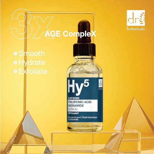 Dr Botanicals Hyaluronic Acid 5% & Niacinamide 5% Eye Serum, 30 ml (Pack of 1) - Image 2