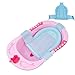 Siège de Bain pour Bébé, Coussin de Baignoire pour Bébé Nouveau-Né En Filet, Filet De Bain Bébé Antidérapante et Pliable Tapis de bain pour Enfants En Forme De T Convient pour Bébé 0-12mois