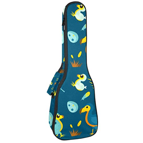 Sac ukulélé étanche motif oiseau idéal pour vos déplacements et concerts