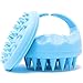 Hair Scalp Massager and Shampoo Brush for Shower Dandruff Removal - Wet and Dry - Encourages Growth - Includes 2 Massage Removal Heads