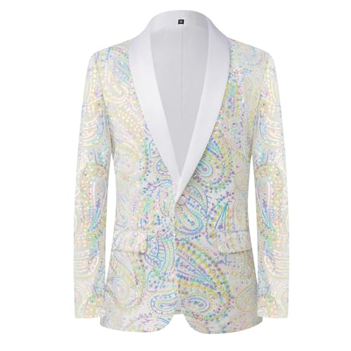 Veste de costume à paillettes brillantes veste de soirée chic