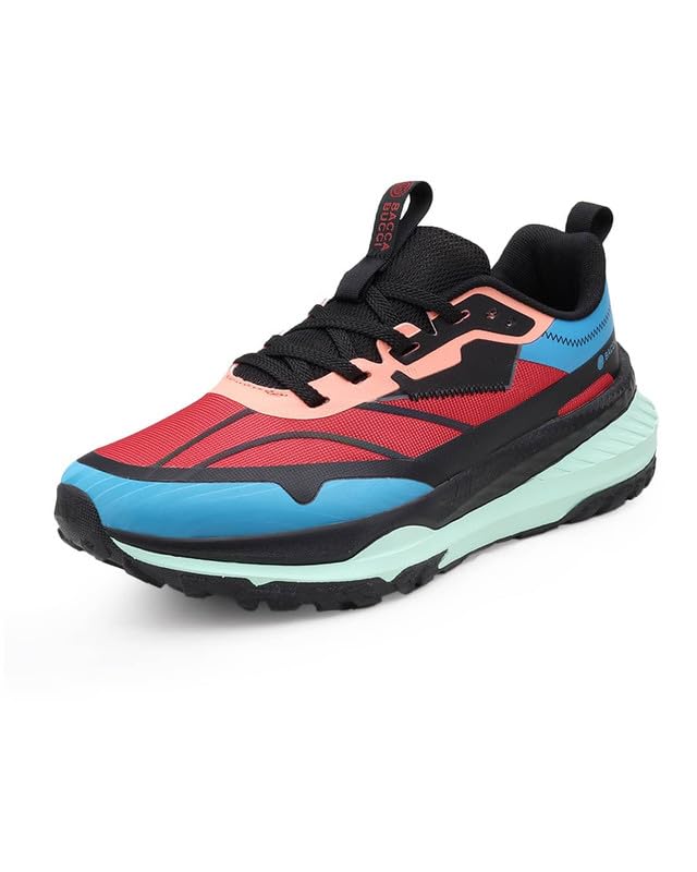 Image of Bacca Bucci HYPERCORE Men's Running /Walking Shoes | Breathable Mesh Upper with Reinforced Overlays | Thick Cushioned Midsole | Rugged Lug Grip Outsole | Lace-Up Sports Sneakers