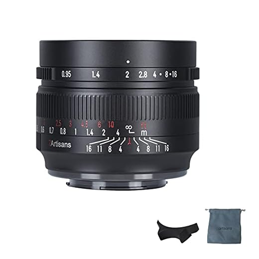 7artisans 50mm F0.95 gran apertura manual Focus Prime lente fija APS-C para cámaras Olympus/Panasonic M43 sin espejo como E-P1/E-P2/E-P3/E-P5 y GH1/GH2/GH3/GH4/GH5