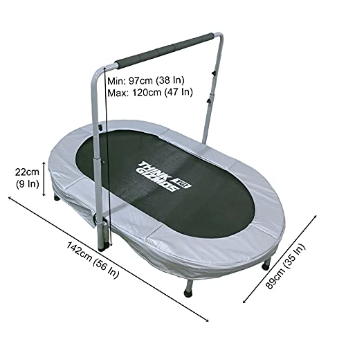 Think Gizmos XN015 Aero Duo Trampolin mit Griff Sicheres Trampolin für ältere Kinder kann 2 Kinder oder Erwachsene… – Bild 4