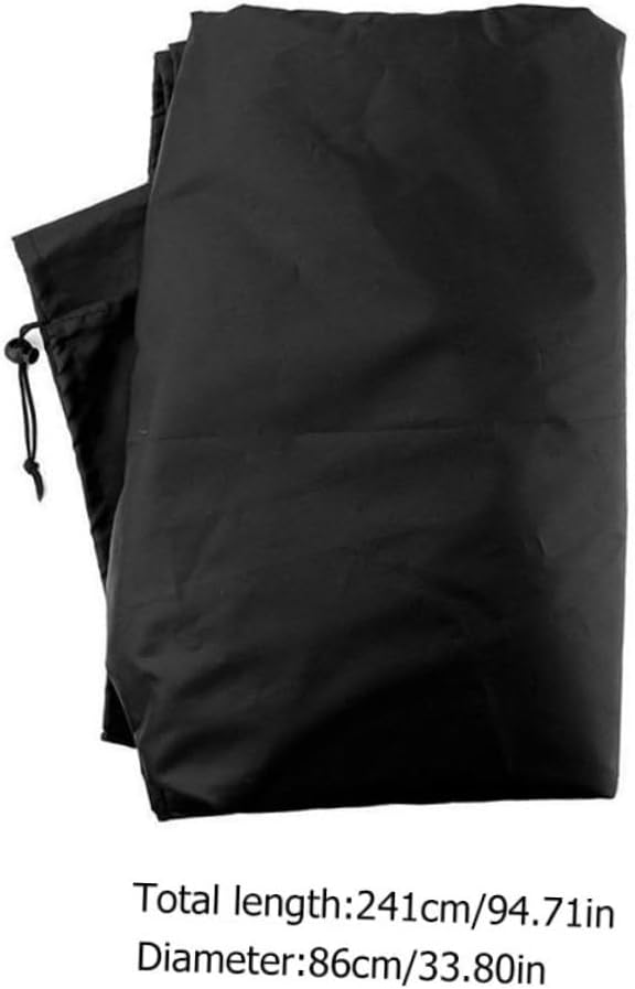 Outdoor Heater Cover Waterproof Oxford Cloth Standing Patio Heater Cover 241X86X48Cm Protective Dustproof Sunproof for Outdoor Use