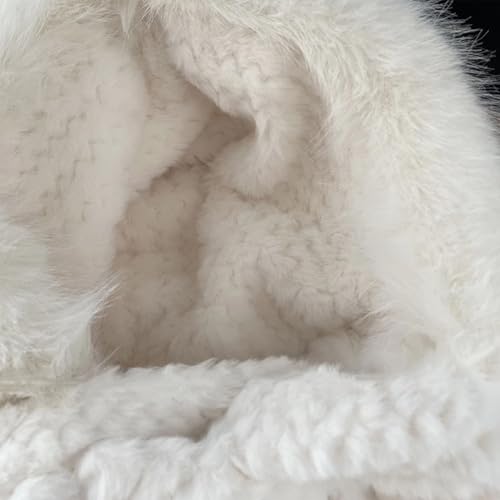 Cute Funny Antler 2-in-1 Hat and Scarf, Integrated Ear Protection Windproof Cap Scarf3