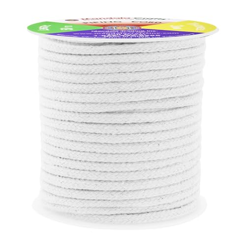 image for Mandala Crafts White Soft Replacement Drawstring Cords for Sweatpants 