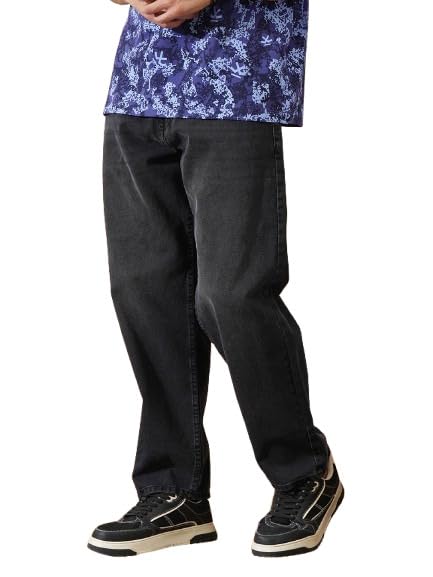 Image of WROGN Men's Loose Fit Jeans | Mid Rise | Jeans for Man