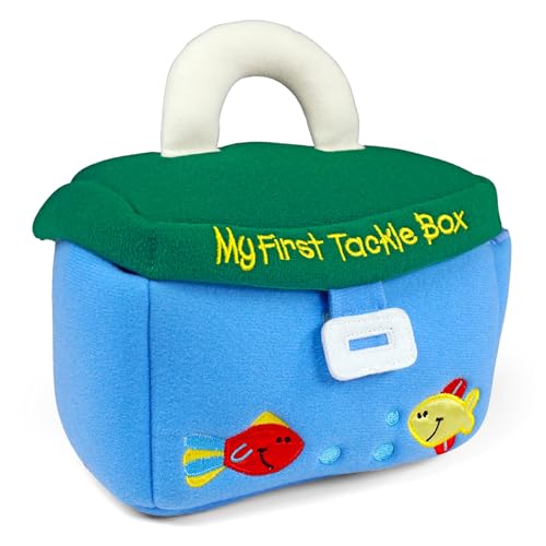 Image of Baby GUND Play Soft Collection, My First Tackle Box 5-Piece Plush Playset with Rattle, Squeaker and Crinkle Plush Toys, Sensory Toy for Babies and Newborns, 8 inch