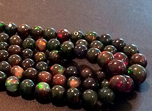 Opale noire d'Éthiopie naturelle de qualité gemme pour création de bijoux de luxe LKBEADS
