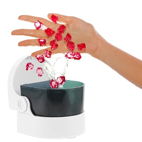 MOKKHNB Nettoyeur de Bijoux sans Fil en Pp Blanc, Nettoyage Rapide Peintures Diamantées et Outils de Nettoyage Spécialisés – vue 9