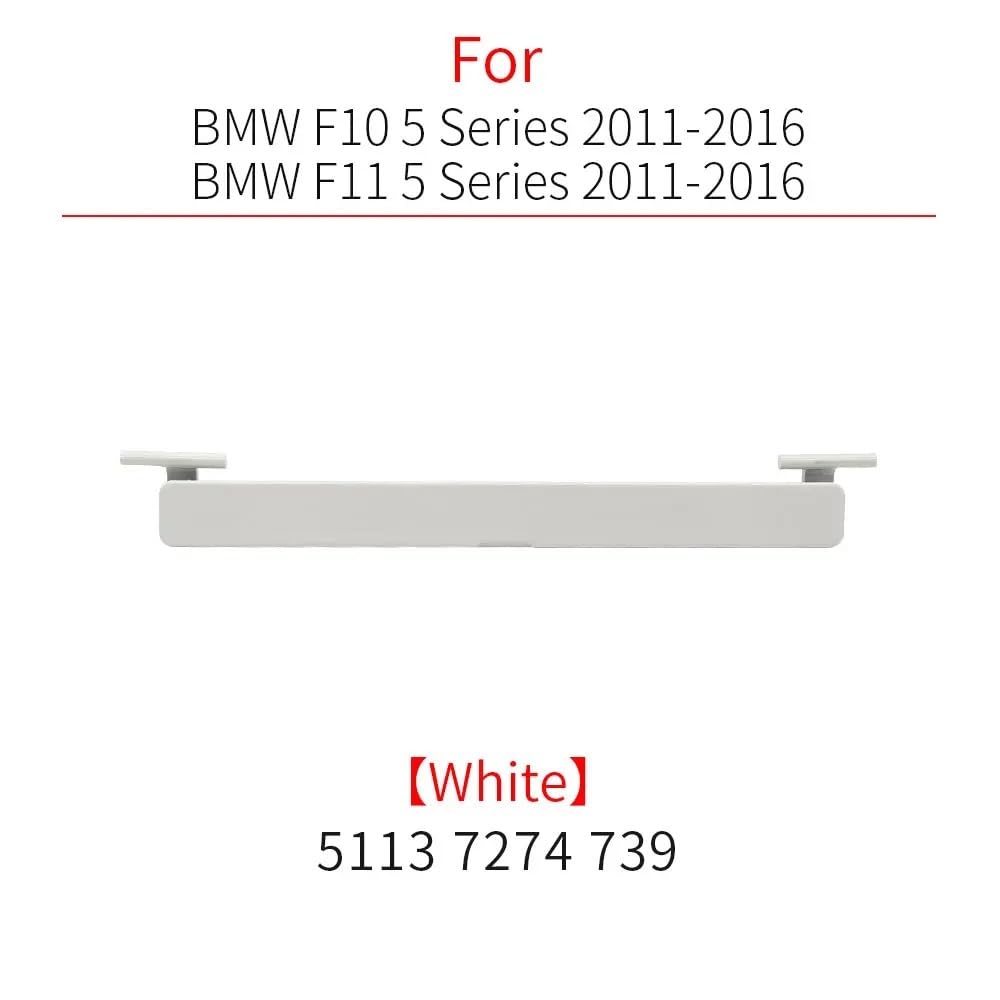 Stały reling dachowy Pasuje do BMW F10 F11, listwa dachowa, osłona bagażnika dachowego, pasuje serii 5 z lat 2011-2016, 520, 525, 528, 530, 535i Lekki bagażnik dachowy(White)