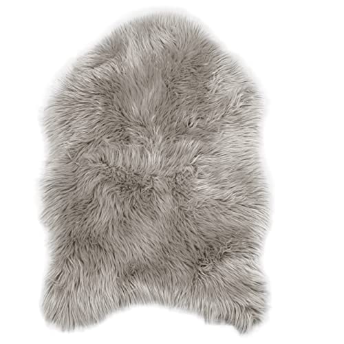 Teppich Wölkchen Alfombra De Imitación De Piel De Cordero Salón Dormitorio Deco Piel De Oveja Como Colcha, Cojín De Asiento, Piel Para Silla, Sofá, Cama Gris, 80x120 Cm Teppich Wölkchen Alfombra De Imitación De Piel De Cordero Salón Dormitorio Deco Piel De Oveja Como Colcha, Cojín De Asiento, Piel Para Silla, Sofá, Cama Gris, 80x120 Cm