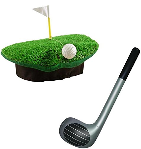 Henbrandt Golf Hat and 92cm Inflatable Club Sports Fancy Dress Stag Night