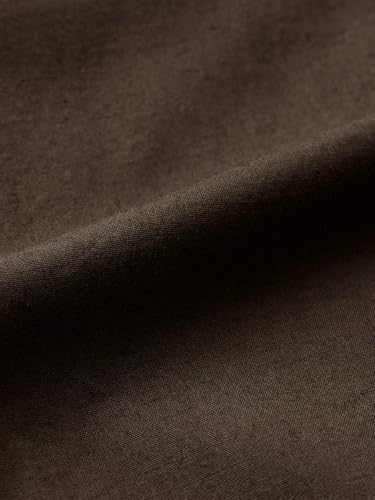 Image of The Souled Store Cotton Linen: Men and Boys Long Sleeve Spread Collar Solid Cotton Relaxed Fit Easy to Style Everyday Office Wear Cotton Linen Shirts
