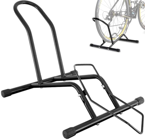 Stryser Soporte bicicletas suelo – soporte bici suelo, aparca bicis, soporte para bicicleta tripode bicicleta, guarda bicis exterior sujeta...