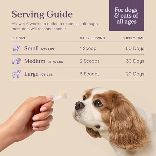 Fera Pets Dog & Cat Calming Supplement - Pet Relaxation Powder, 60 Scoops - Image 4