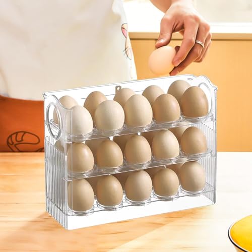 Contenedor de huevos para nevera compacto para optimizar estantes pequeños 5
