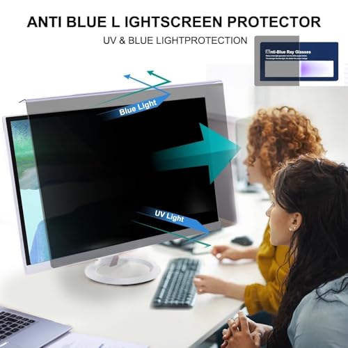 Écran de blocage de lumière anti-UV eye filter suspendu de bureau