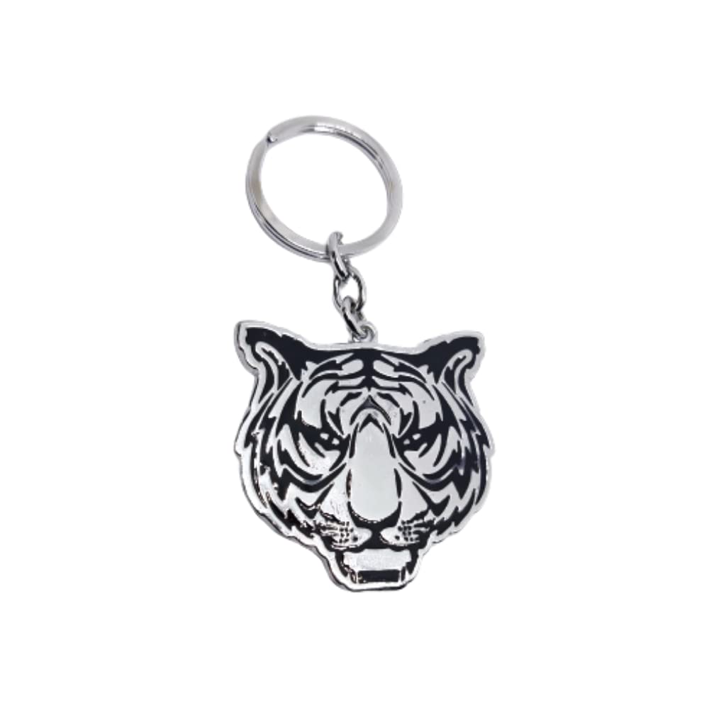 BIPS ENTERPRISES- Stylish Tiger Face Metal Keychain Key Ring