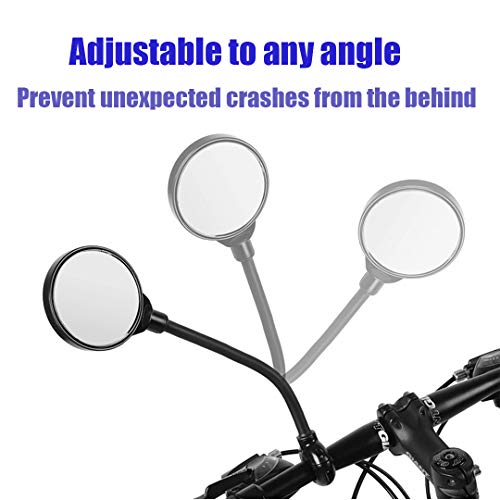 image for Oriflame Bike Mirror, Bicycle Wide Angle Rear View Safe Mirrors, Handl