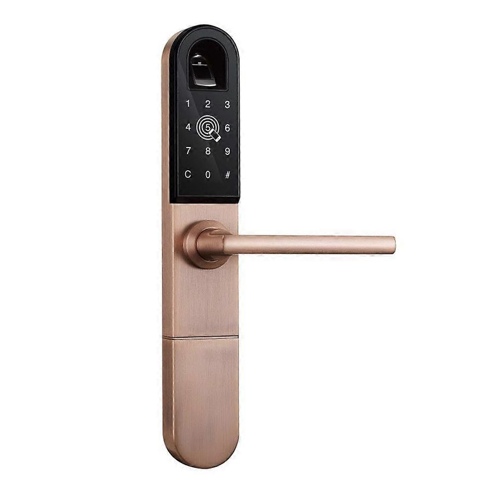 Joyhappst Image Color Bluetooth Wifi Aluminium Sliding Door Biometric Fingerprint Door Lock With Ttlock App Password Rfid Card Unlocking